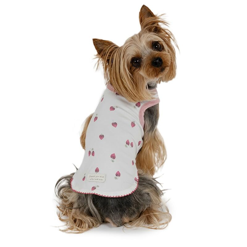 Amazon | ペットパラダイス 犬 服 春 苺 はじめて タンクトップ 着せ 