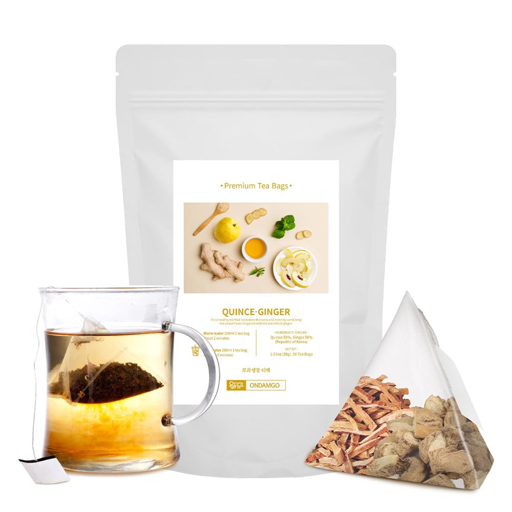 ONDAMGOWhite Quince-Ginger Tea 30T Warm Tea 1.05oz / 모과-생강차