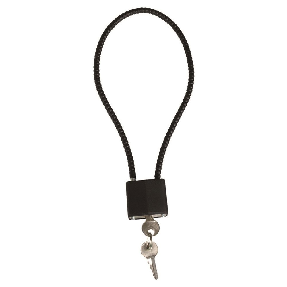 Mil-Tec Steel Cord Lock Black 300Mm