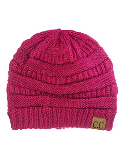Image of Cambridge Select Thick Slouchy Knit Oversized Beanie Cap Hat