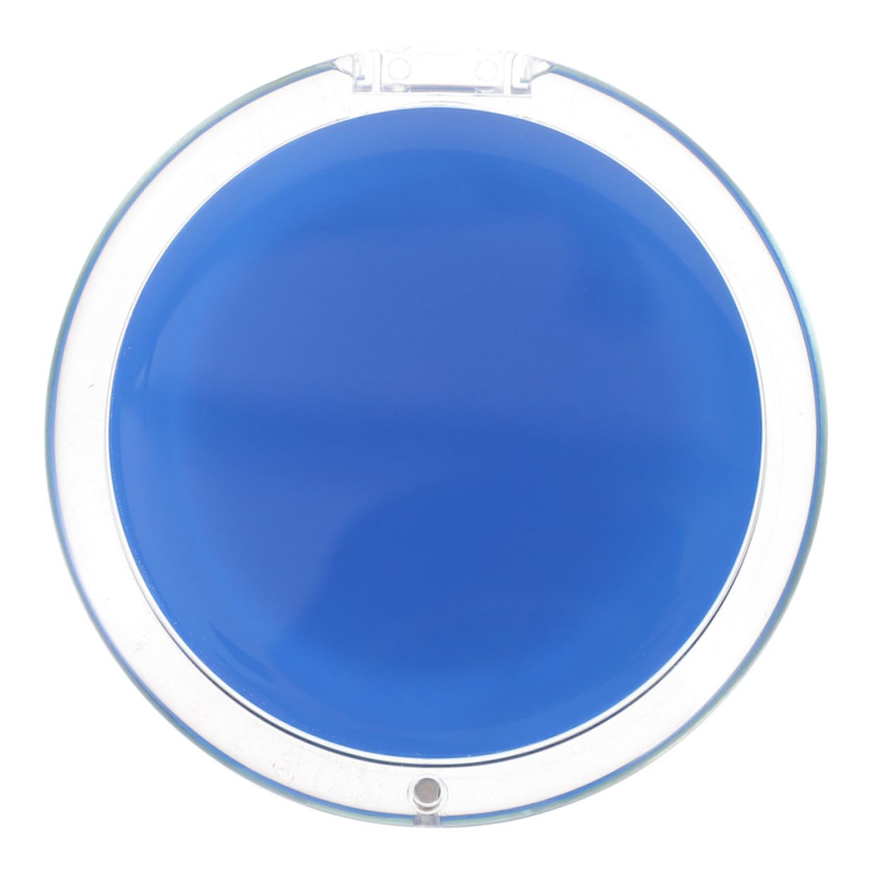 3 Stück klappbarer Schminkspiegel mit Kompakt Lichtspiegel klappbarer Spiegel Taschenspiegel für Damen Handtaschenspiegel Mini-Spiegel für die Handtasche Harz Blue