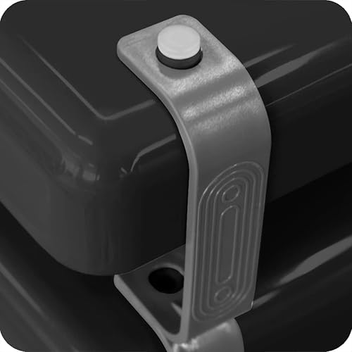 Miniatura 8 de Acrimet Bandeja de letras tradicional de 4 niveles de carga frontal de plástico Organizador de archivos de escritorio (color negro)