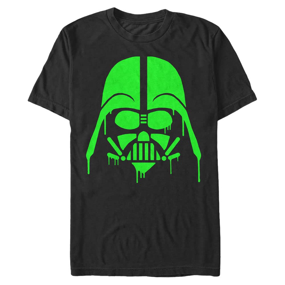 STAR WARS Big & Tall Oozing Vader Men's Tops Short Sleeve Tee Shirt, Black, X-Large