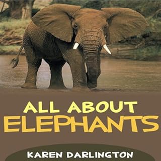 All About Elephants Audiolibro Por Karen Darlington arte de portada
