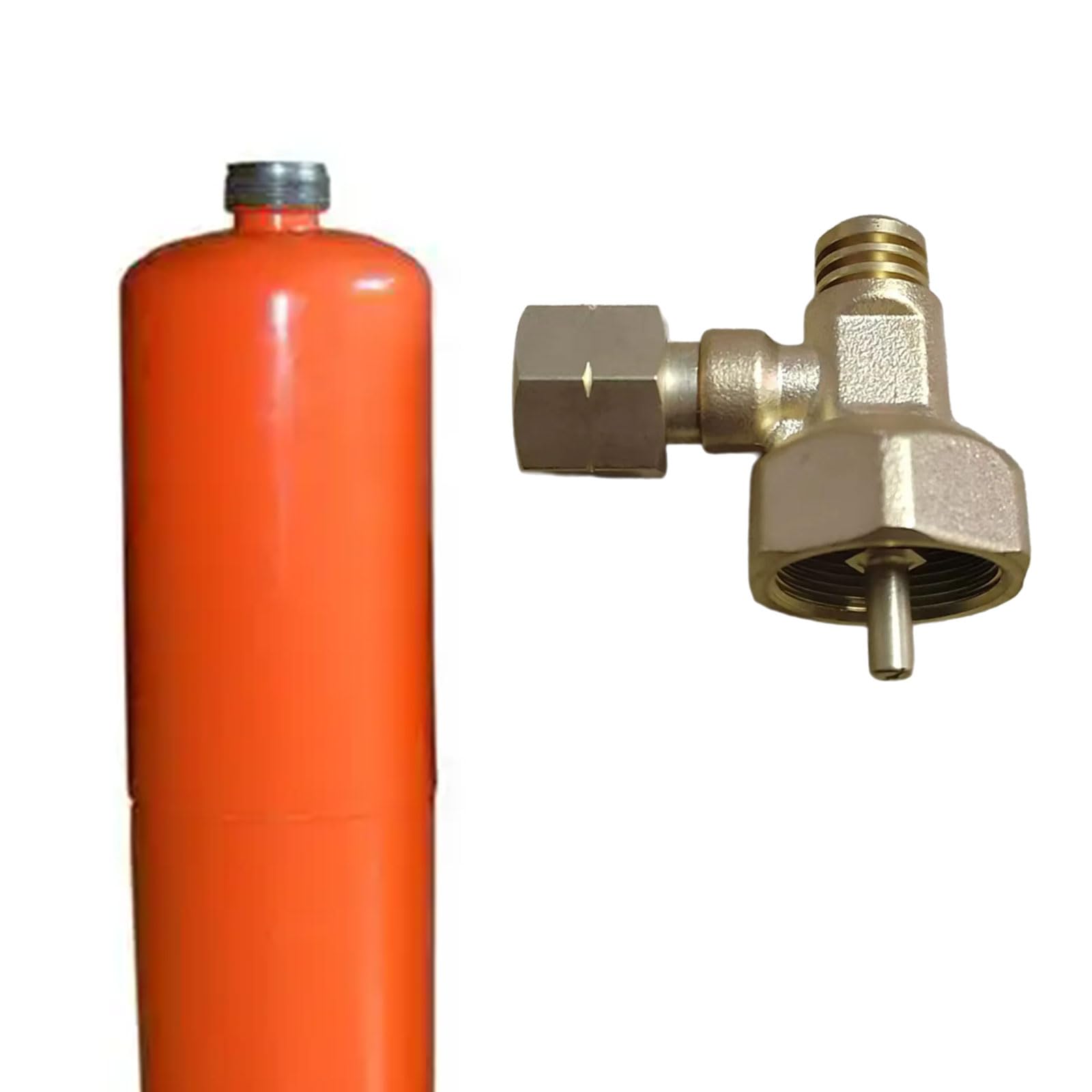 STBQHG Two Outputs Tanks Conversion Distributor Conversion Head 2 in1 Propanes Adapter Extension Furnaces Adapter