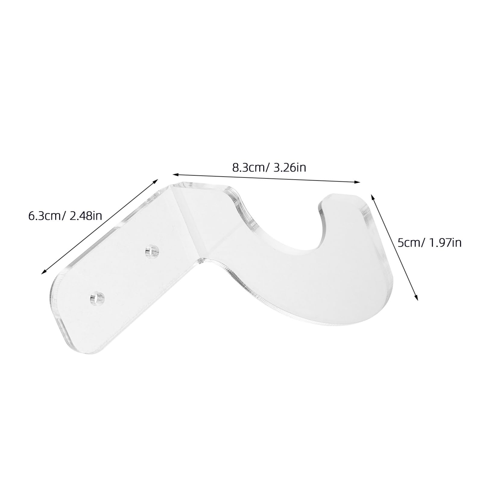 BESPORTBLE Baseball Bat Rack Horizontal Bat Storage Wall Mount Bracket for Home Gym Use