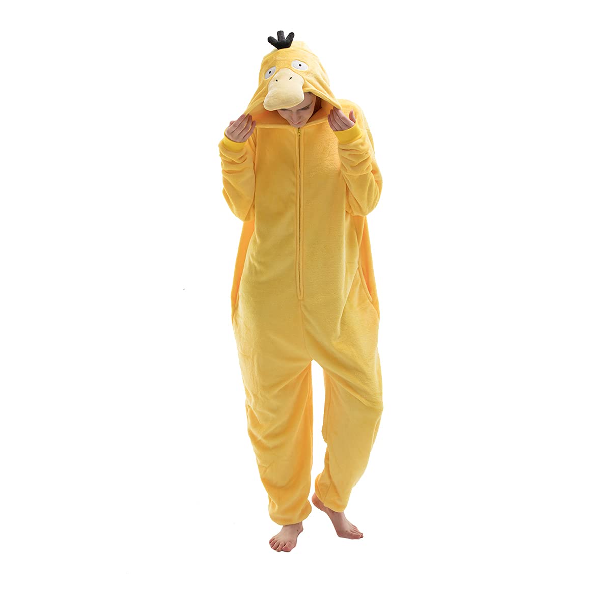 AILMQYJLSnug Fit Unisex Adult Onesie Pajamas, Flannel Cosplay Cartoon One Piece Halloween Costume hooded Sleepwear Homewear
