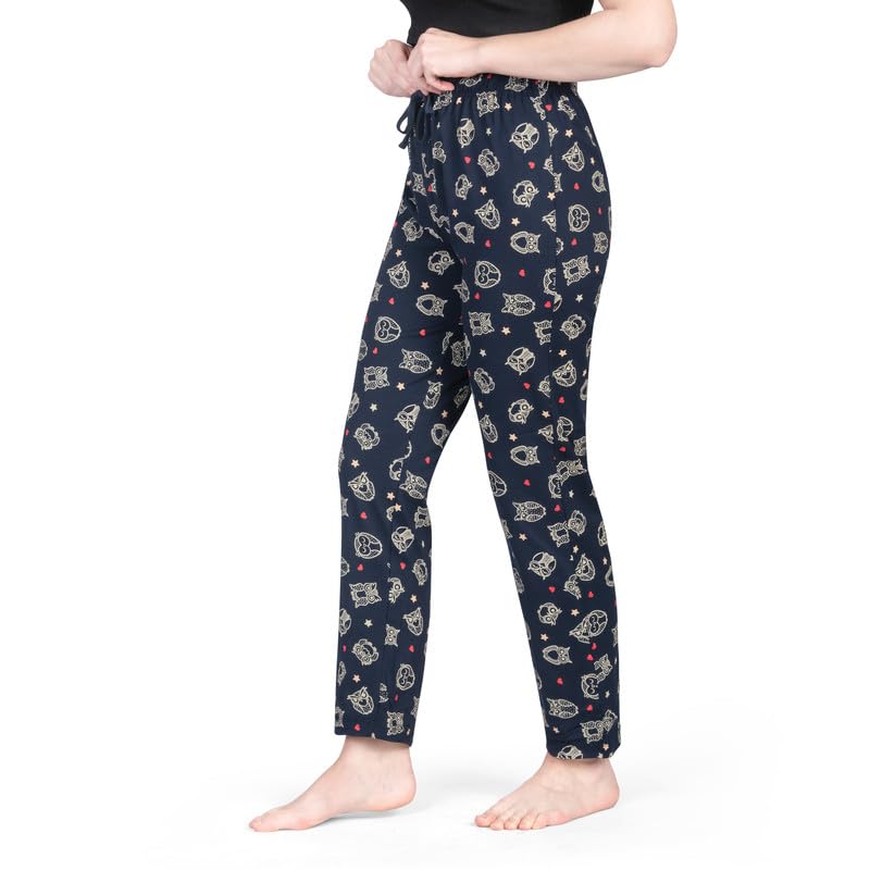 Image of Real Basics Women's Cotton Printed Pajamas Pack of 1