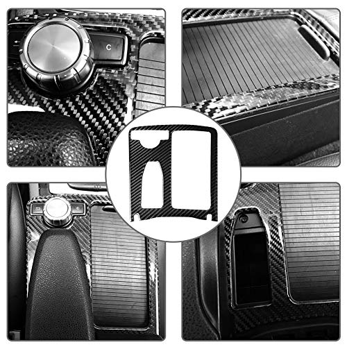 Cubierta decorativa para portavasos Mercedes W204 fibra carbono miniatura 3