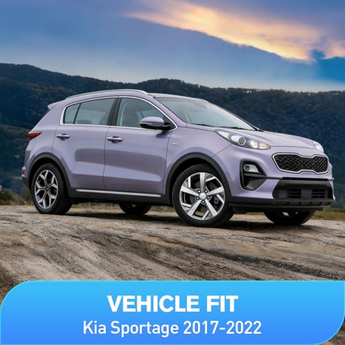 Image of Nilight in-Channel Rain Guards for Kia Sportage 2017-2022 Side Window, 4PCS