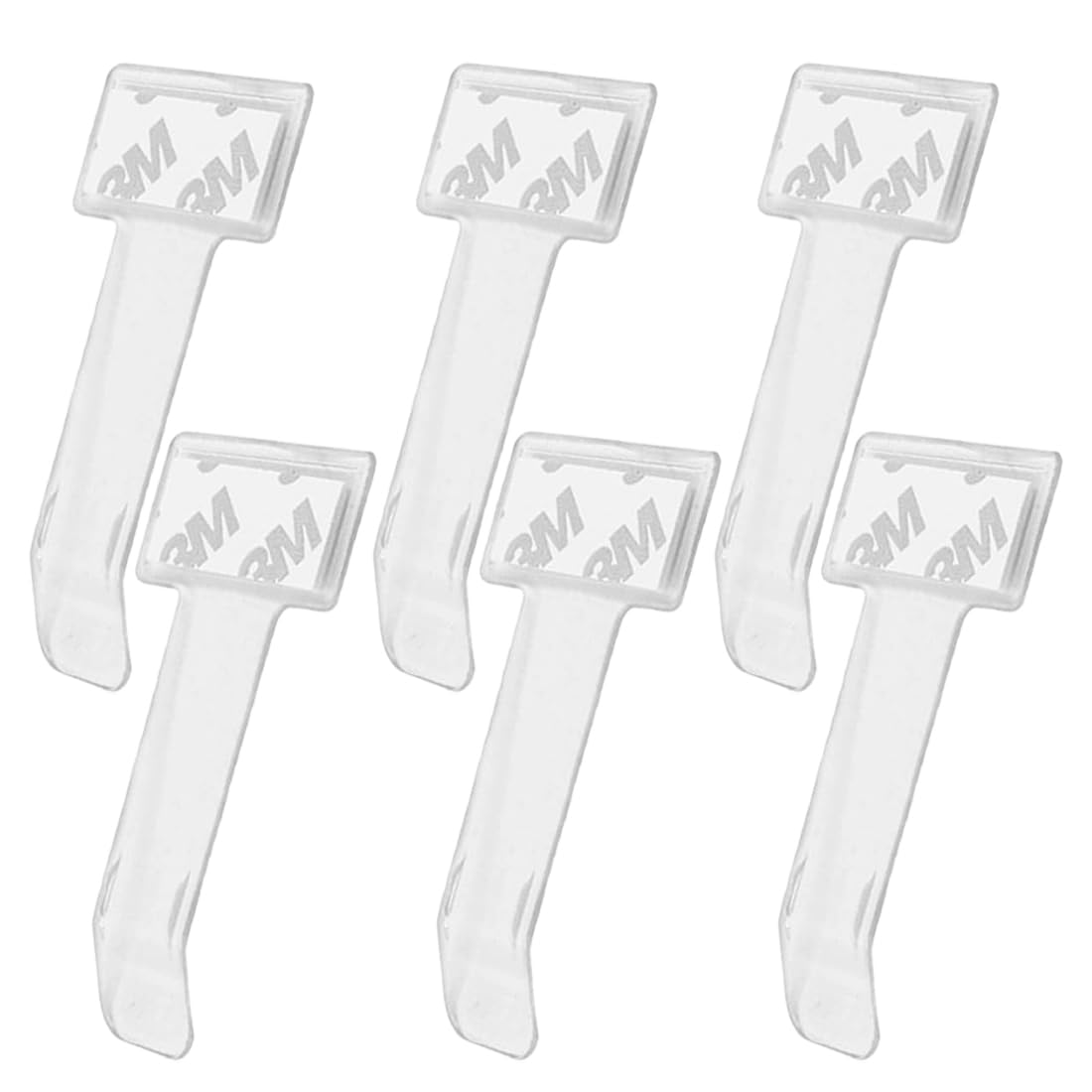 6 piezas Soporte de Tarjeta de Parqueo para Parabrisas, Soporte de Documentos para Auto, Clip de Tarjeta Independiente, Porta Tarjetas para Coche, Porta Tarjeta Coche (Transparente)