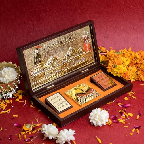 Image of 24K Gold Coated Khatu Shyam Baba | khatu Shyam ji Photo Frame | Charan Paduka Box for Pooja | Decorative Showpiece | Devotional Prayer Box | Wedding Gifts & House Warming | Diwali Gifts