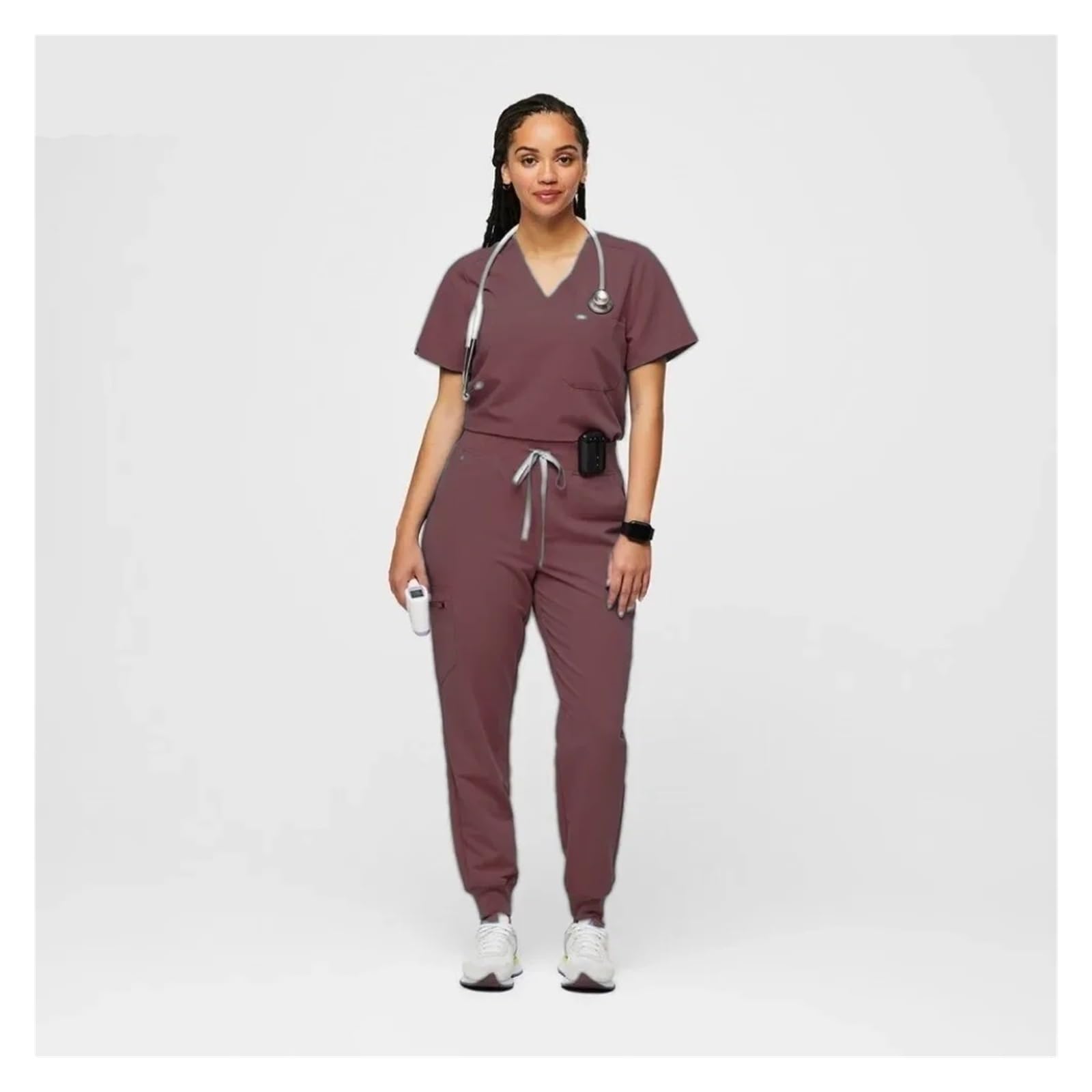 Uniforme Sanitario NiñA Mono de enfermería Moda for Mujer, Camisa salón Belleza, Uniforme Enfermera for Hospital