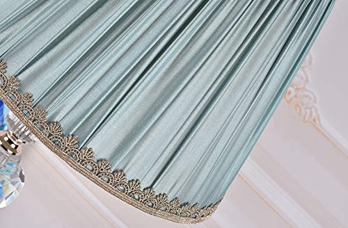 Abat-jour plissé rond 13x25x17 cm - Lin gris - Abat-jour