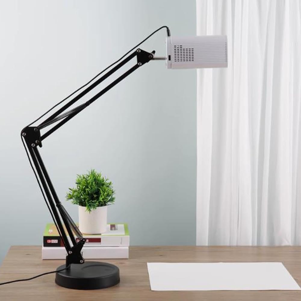 Lampe de projecteur d'art portable, tableau de traçage imperméable pour croquis, dessin et peinture, outil de projection de bureau (Color : White)