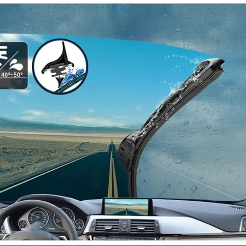 Jeu de balais d'essuie-glace avant arrière Peugeot 207 hatchback 2006-2014