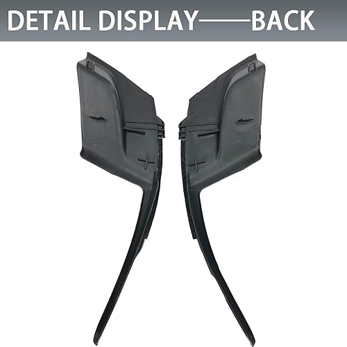 Miniatura 5 de Peintu - Panel de cubierta del limpiaparabrisas derecho e izquierdo 53866-08020 53867-08020 compatible con Toyota Sienna 2011 2012 2013 2014 2015