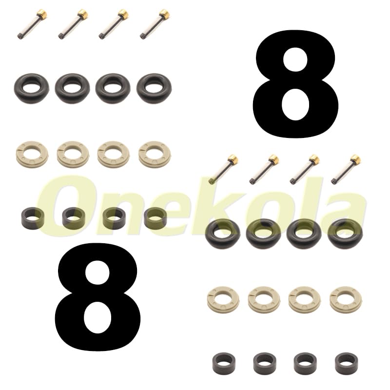 Fuel Injector Repair Kits For Ford JAGUAR For Volvo For Land Rover For Range Rover 2.0L GDI 0261500147 LR024998 - (Color: 8 piece set)