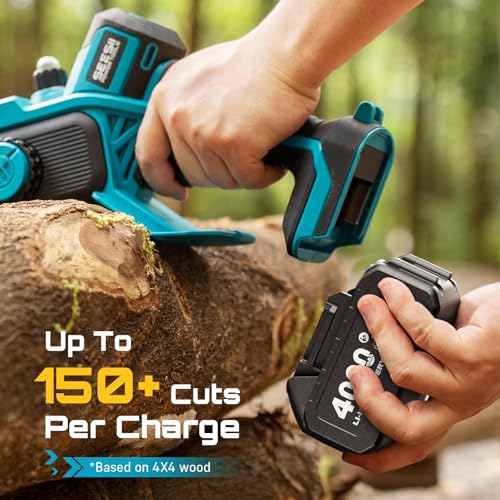 SEESII 8-Inch Brushless Cordless Chainsaw
