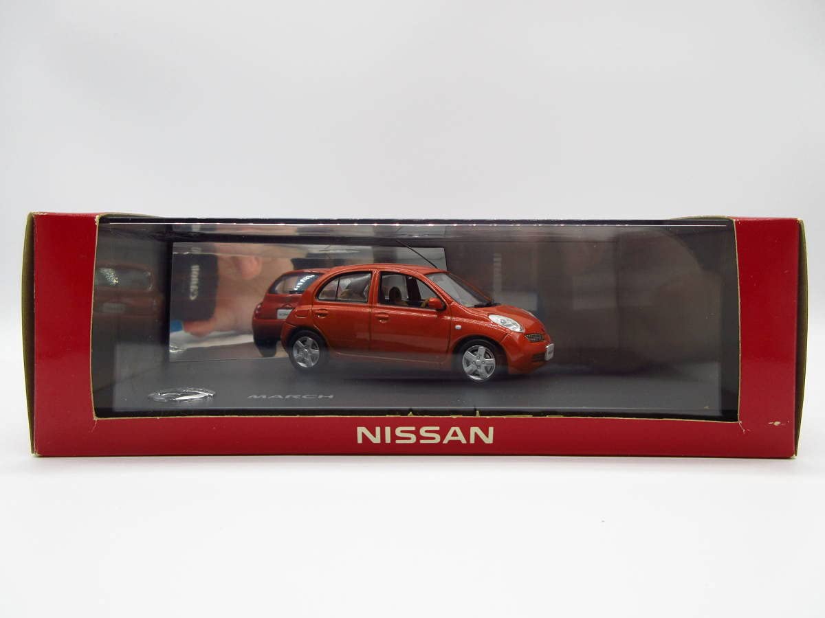 Amazon | 1/43 日産 3代目マーチ NISSAN MARCH K12 ディーラー特注 