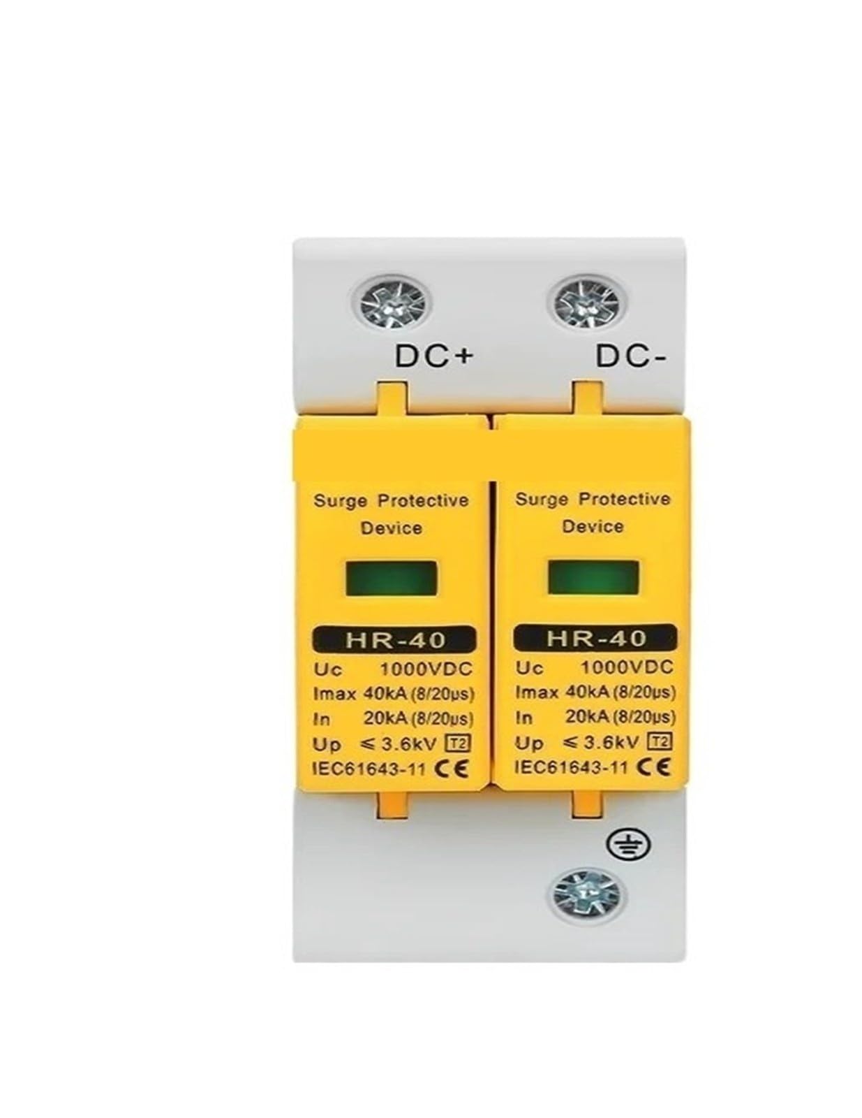 Dispositivo di protezione, SPD, DC 500V Scaricatore a bassa tensione, guida