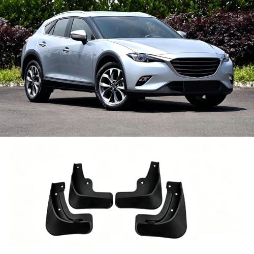 Garde-Boue pour Voiture Mazda CX-4 Accessoires Extérieurs Pare-Boue Noir - 2