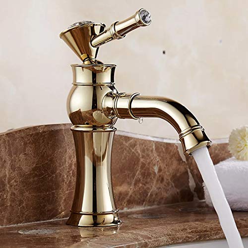 Madina Wash basin mixer gold color Model :13411