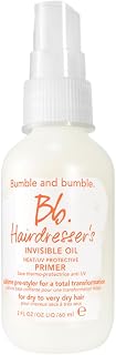 Bumble and bumble Hairdresser's Invisible Oil Primer: Heat/UV Protective Leave-In Conditioner, Anti-Frizz Hydration for All Hair Types with Argan & Coconut Oil