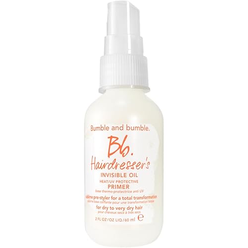 Bumble and bumble. Hairdresser's Invisible Oil Heat/UV Protection Leave-In Conditioner Hair Primer | Hydrating, Anti Frizz, Color Safe | Straight, Coily | With Argan Oil + Coconut Oil