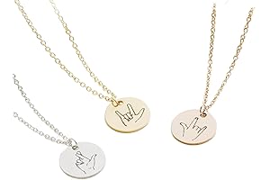 I Love You Sign Language Necklace