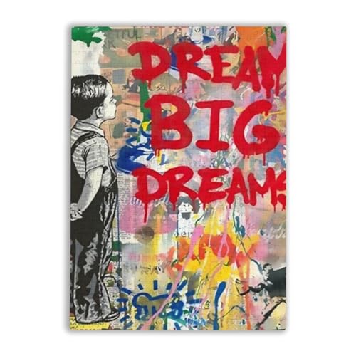 Banksy oNV[ ǂ _A[g WO\[pY 1000s[X 50×75cm pY 摜pY ؐ Jigsaw CeA Ǌ|ǉ 摜pY [P[Xt  RNV v[g j̎q ̎q q 