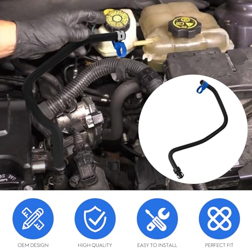 Ozikutech Radiator Coolant Hose Compatible With 2011-2016 Chevrolet Cruze,2012-2020 Sonic,2013-2017 Buick Encore,Premium Radiator Hose Replacement Oem# 13251447 Coolant By-Pass Hose thumb #2