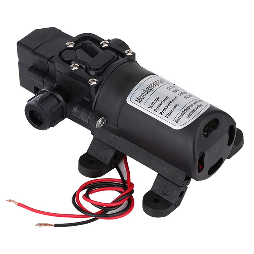 Bomba de Agua de Alta Presión,DC Bomba de Agua de Diafragma de 12V 116Psi,Bomba Pulverizadora Autocebante para Caravana,Barco,RV,Jardín