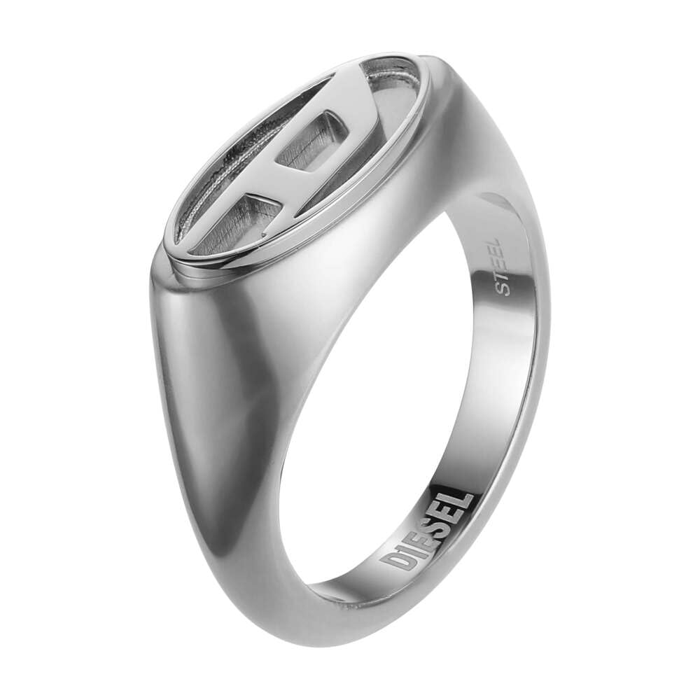 Diesel Herren-Siegelring Edelstahl, DX14750407