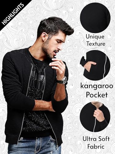 Image of fanideaz Mens Diamond Cut Puffer Jackets regular fit Bomber Jacket for Man|Stylish Winter Jackets Men| Fashionable and Comfortable Jacket for Men Stylish