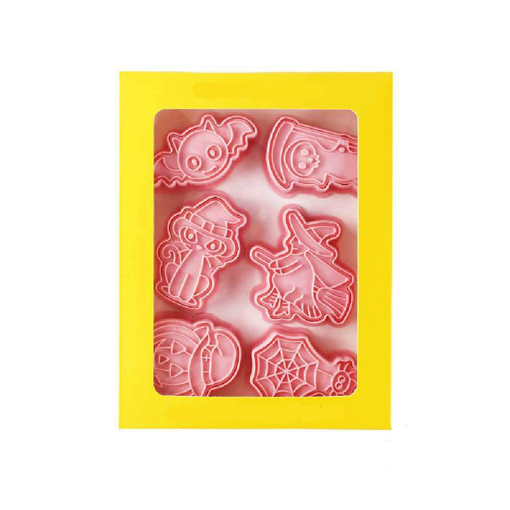 TongYu Halloween Holiday Style Silicone Cake Mold Pumpkin Ghost Bat Shape Biscuit Chocolate Mold DIY Cake Baking Tool 19 * 15cm/powder