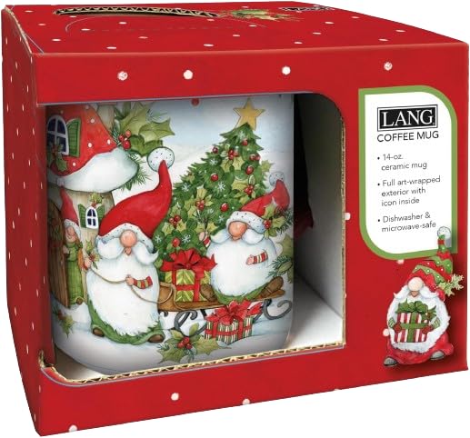 Taza de café Lang Holiday Gnomes