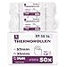 Produktbild Ec-Cash Thermorollen 57mm x 14m x 12mm - Kassenrollen - Thermopapier - Bonrollen für Bankomat - Kredit-Kartenlesegeräte (57x35x12) (50 Rollen)