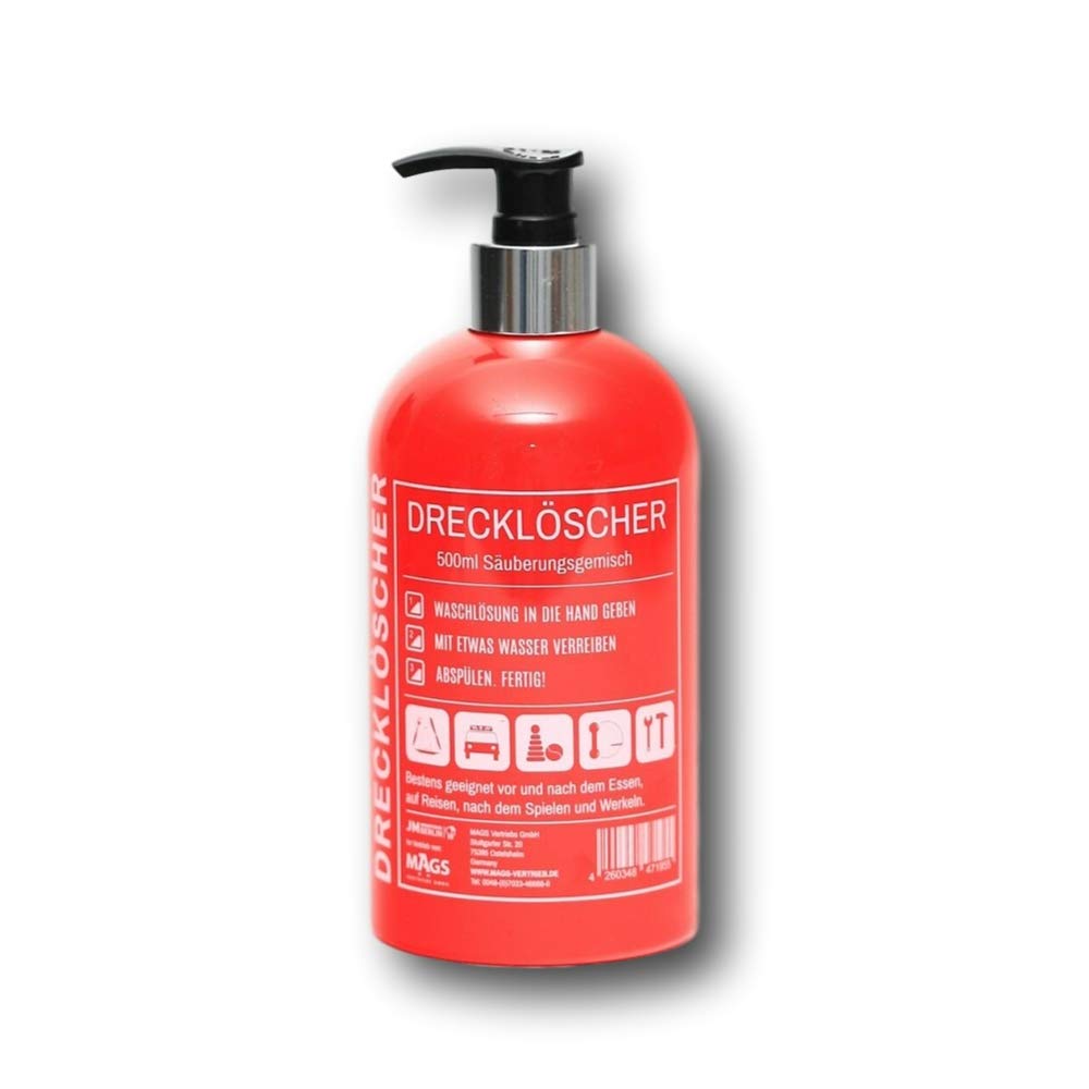 JM Inventions Drecklöscher Seifenspender – Feuerlöscher-Design, 175 g