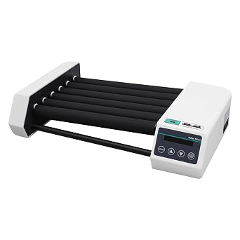 Roller Mixer, Digital Tube Roller Mixer with Touch Operation, Adjustable Speed 20-80RPM, 1.3in Roller Center Distance, 11.02in Length of Rollers, Mixer with 6 Rollers for Laboratories