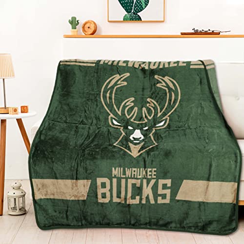 Northwest NBA Legion Raschel Throw, 50" x 60" Milwaukee Bucks