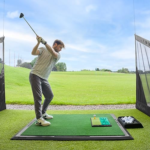 FORB Divot Board Swing Mat - With Launch Pad