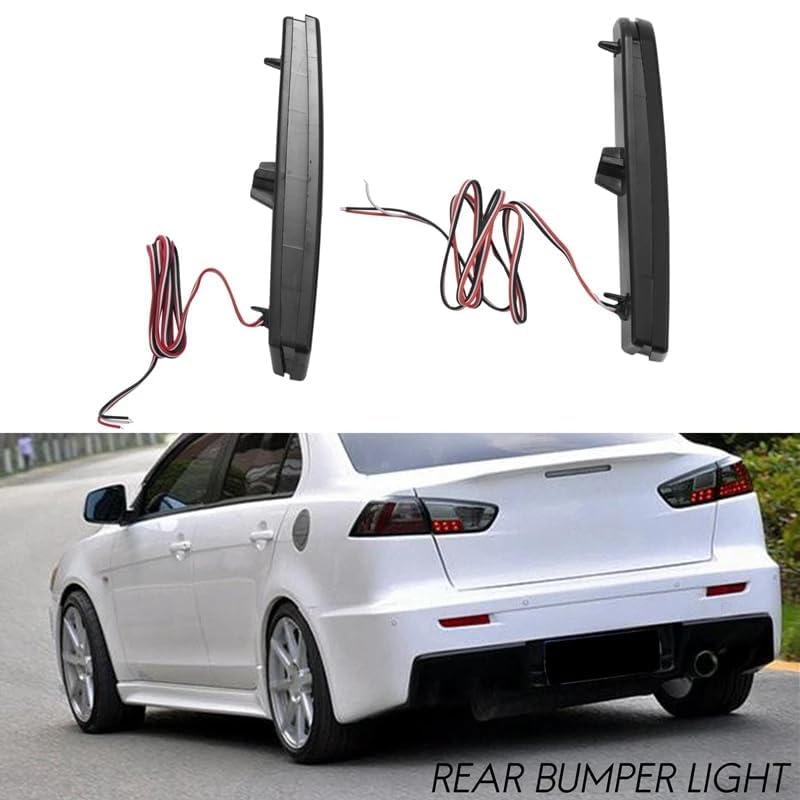 Feu de brouillard arrière Mitsubishi Lancer Evolution X CZ4A réflecteur rouge - 5