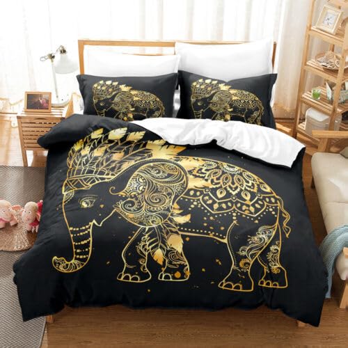 Funda nórdica negra de 155x220 cm para cama de 90 con almohada