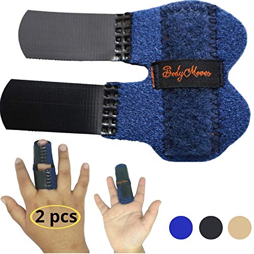 BodyMoves Finger Splint for Teens and little Pinky Trigger Finger Mallet Finger Broken