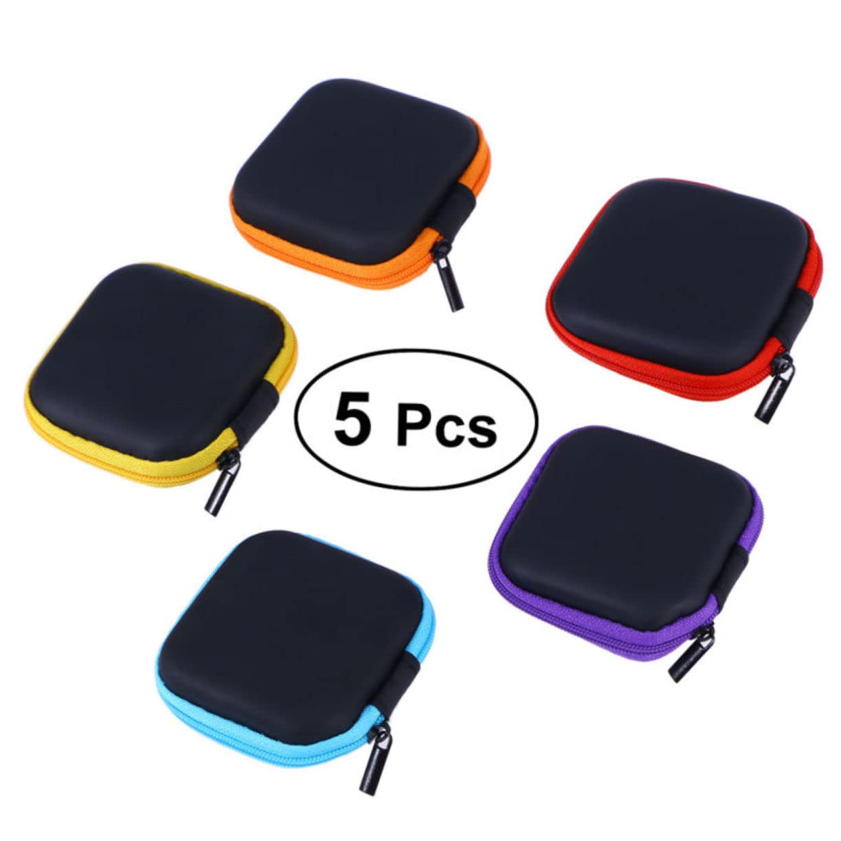 Gatuida 15 Pezzi Custodia Per Cuffie Portatile Materiale Eva Custodia Per Auricolari Per Auricolari Resistente Allacqua Design Robusto E Compatto Per I Viaggi