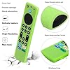 Pinowu Silicone Remote Case (2pcs, Glow in the Dark) for Firestick 4K Max/Hisense/Toshiba/Insignia/Pioneer/Omni (QLED) Series Alexa Voice Remote Enhanced w/Lanyard (Green + Pink) #5