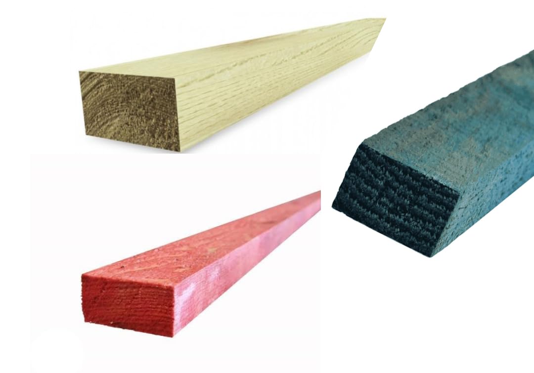 Roofing Batten Treated Colour Graded BS5534 50mm x 25mm 3.6m Various Quantities (20)