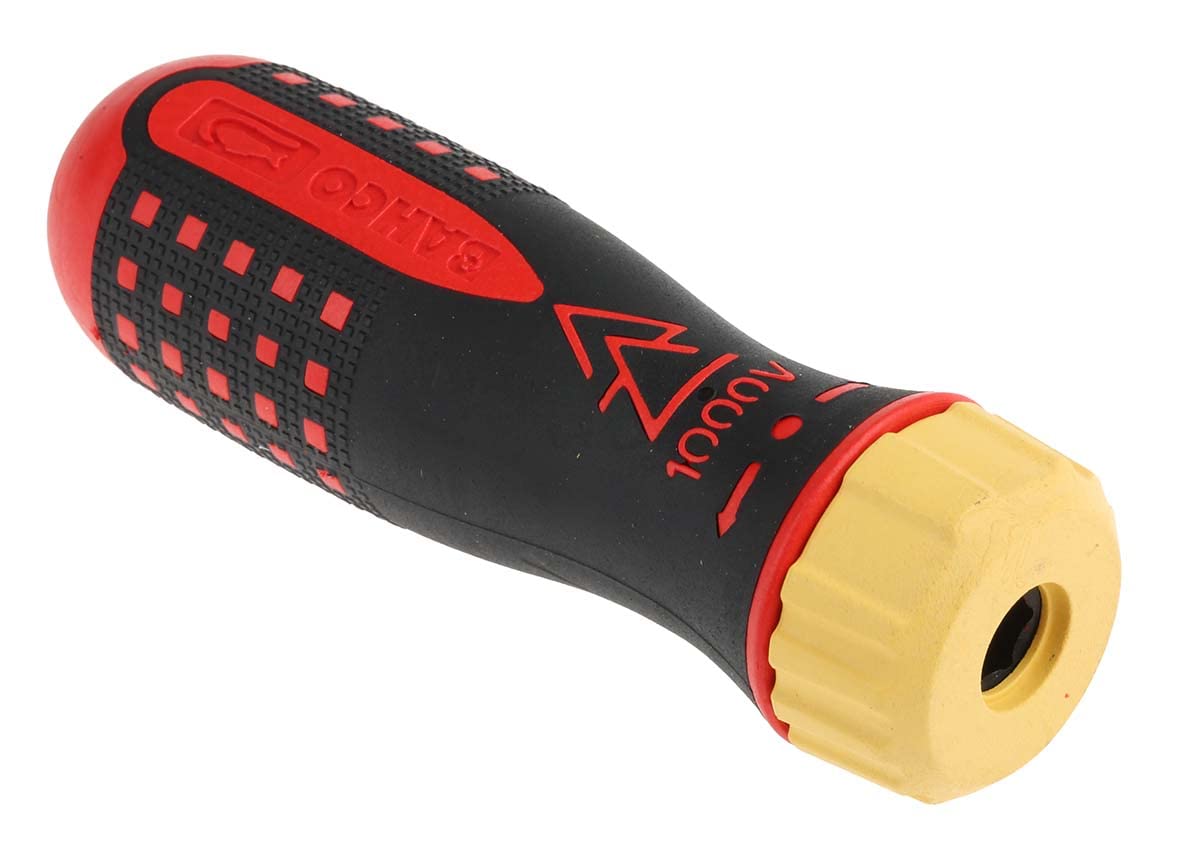 Bahco Multi-Colour 808060 "Slim" Ratcheting Screwdriver Handle,
