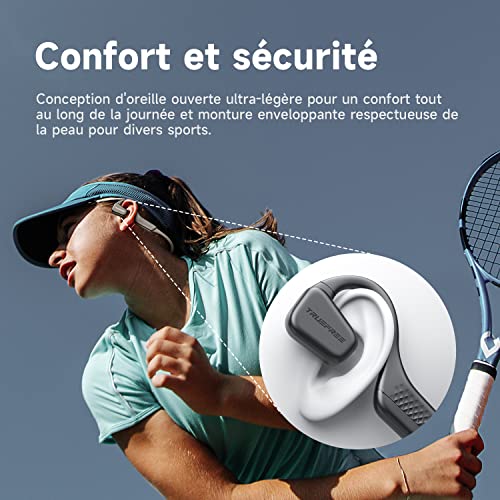 truefree F1 Casque Bluetooth 5.3 sans Fil Sport avec Microphone ENC Conduction de l’air à Oreilles Ouvertes 16,2 mm… - Les Beatles, Paul McCartney, John Lennon, RIngo Starr, George Harrison truefree F1 Casque Bluetooth 5.3 sans Fil Sport avec Microphone ENC Conduction de l'air à Oreilles Ouvertes 16,2 mm… – Image 4